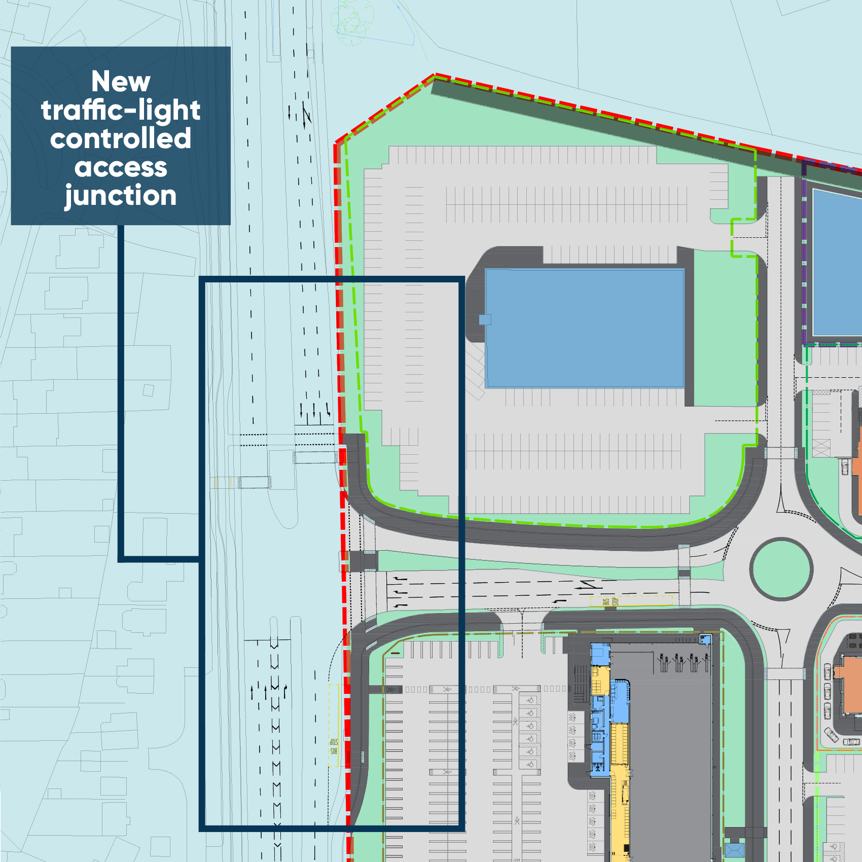 access road plan